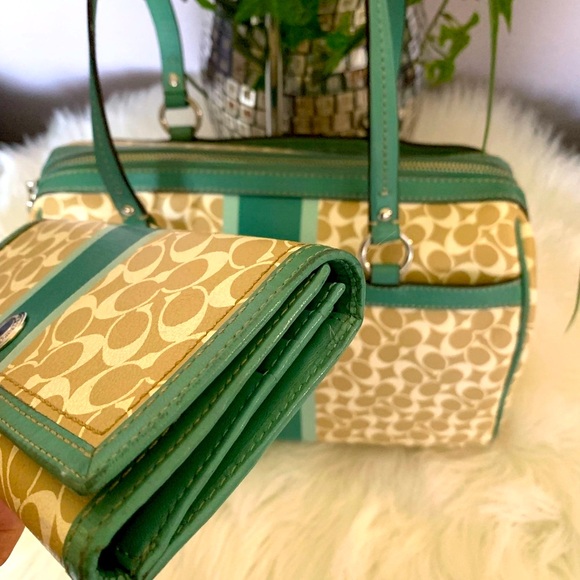 Coach Set Vintage Satchel Bag & Wallet 2pc - Picture 8 of 13